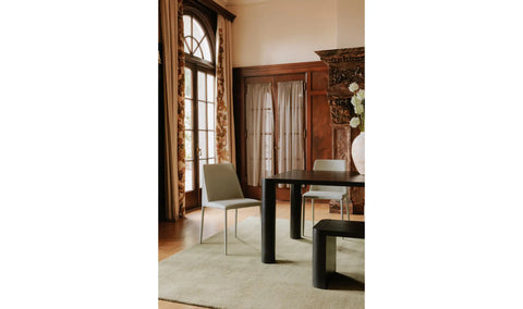 Post Small Dining Table Black