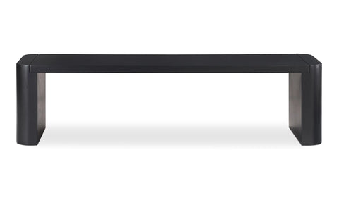 Post Small Dining Bench Black