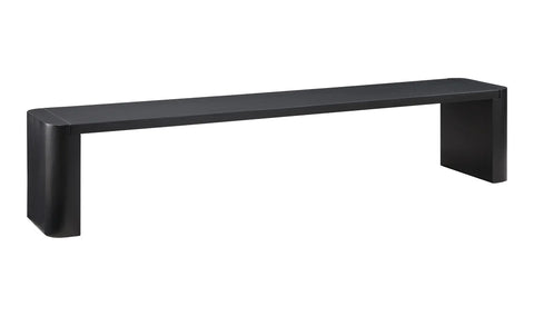 Post Large Dining Bench Black
