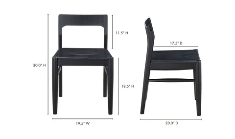 Owing Dining Chair Black - Set Of Two