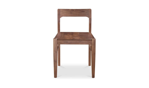 Owing Dining Chair Walnut Brown - Set Of Two