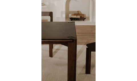 Daifuku Large Dining Table Walnut Stained Ash