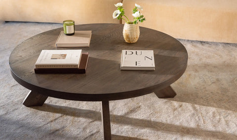 Alden Coffee Table Cool Brown