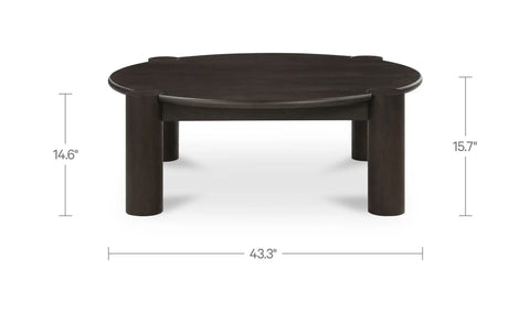 Jack Coffee Table Brushed Dark Brown