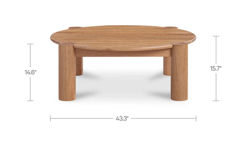 Jack Coffee Table Brushed Natural Oak