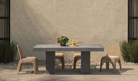 Antonius Outdoor Dining Table Grey