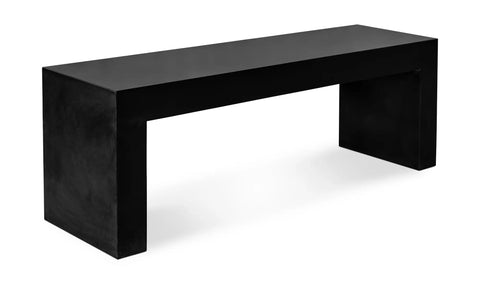 Lazarus Outdoor Bench Black