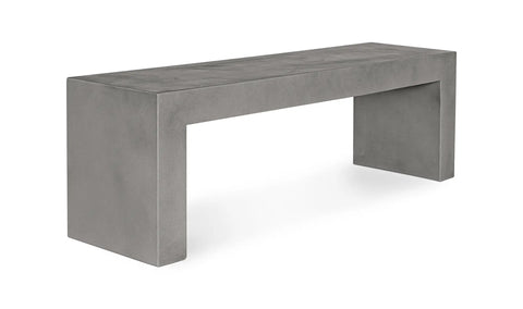 Lazarus Outdoor Bench Dark Grey