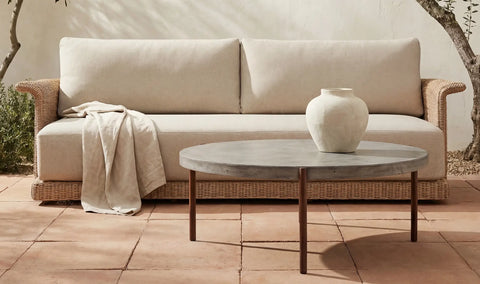 Mendez Outdoor Coffee Table Grey