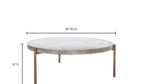 Mendez Outdoor Coffee Table Grey