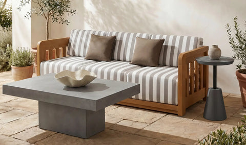 Foundation Outdoor Accent Table Dark Grey