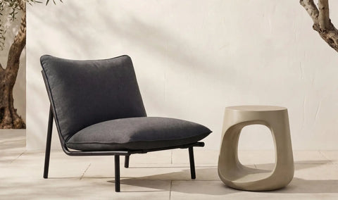 Rothko Outdoor Stool Cream