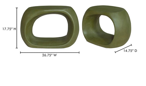 Albers Outdoor Stool Green