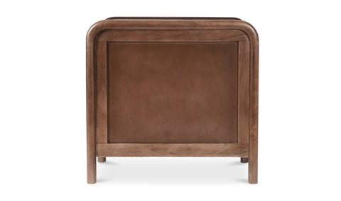 Rye 3 Drawer Nightstand Warm Brown