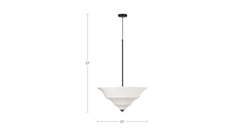 Corrina Pendant Lamp Large White