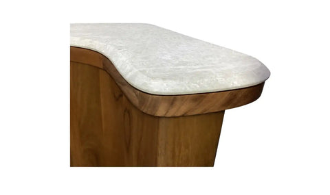 Abi Nesting Coffee Table Beige Cosmos Marble