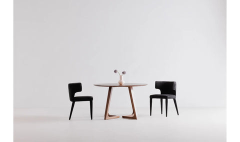 Godenza Round Dining Table Walnut