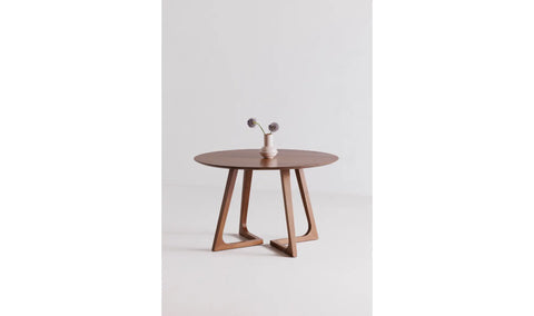 Godenza Round Dining Table Walnut
