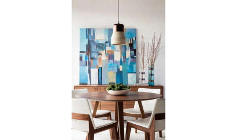 Godenza Round Dining Table Walnut