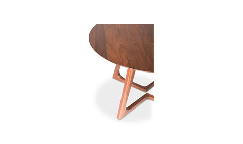 Godenza Round Dining Table Walnut