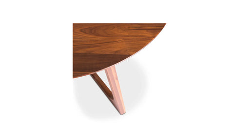 Godenza Round Dining Table Walnut