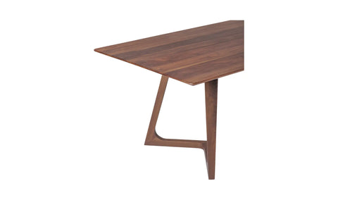 Godenza Rectangular Dining Table Walnut