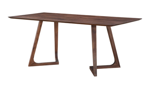 Godenza Rectangular Dining Table Walnut