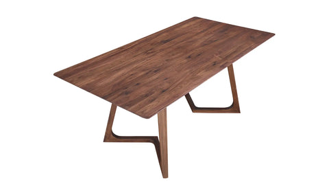 Godenza Rectangular Dining Table Walnut