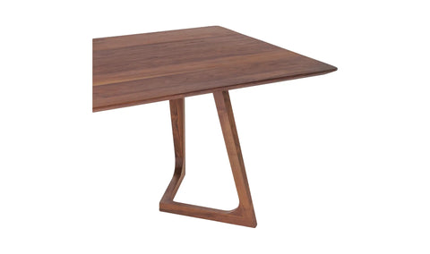 Godenza Rectangular Dining Table Walnut