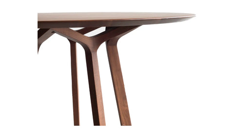 Aldo Round Dining Table Walnut