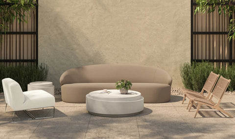Palma Outdoor Lounge Chair Warm Brown