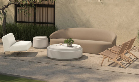 Palma Outdoor Lounge Chair Warm Brown