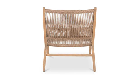 Palma Outdoor Lounge Chair Warm Brown