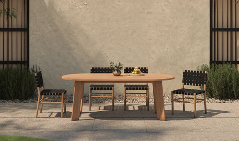 Mira Outdoor Dining Chair Black