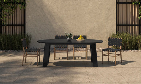 Mira Outdoor Dining Chair Black