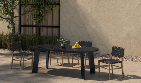 Mira Outdoor Dining Chair Black
