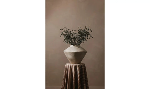 Raja Large Decorative Vessel Beige
