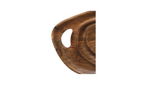Saddler Sculpture Natural Acacia