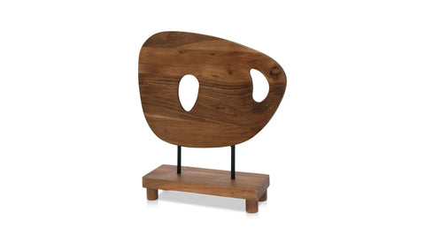 Saddler Sculpture Natural Acacia