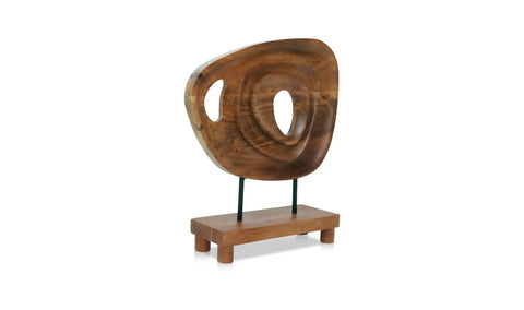 Saddler Sculpture Natural Acacia