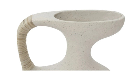 Vila 13In Sculptural Vessel Cream White