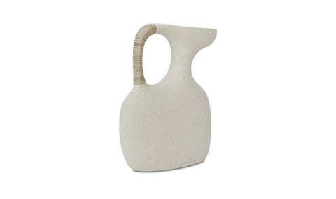 Vila 13In Sculptural Vessel Cream White