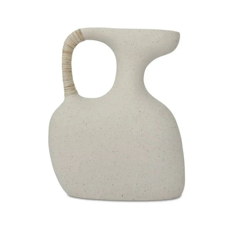 Vila 13In Sculptural Vessel Cream White
