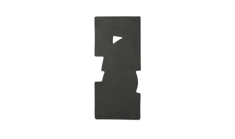 Teo Wall Sculpture Charcoal