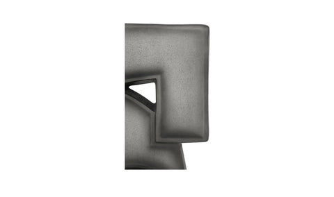 Teo Wall Sculpture Charcoal