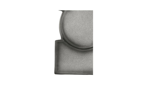 Teo Wall Sculpture Charcoal