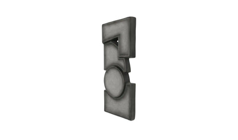 Teo Wall Sculpture Charcoal