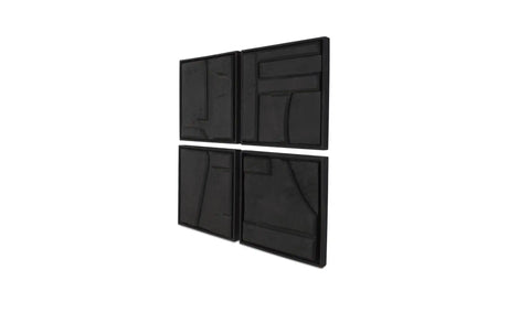 Alva Wall Sculpture-Set Of 4