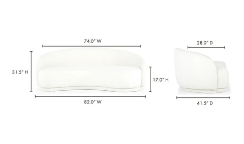 Excelsior Sofa Cream