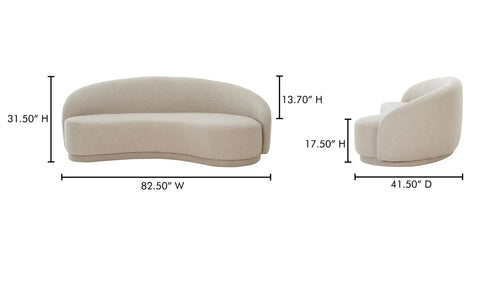Excelsior Sofa Shiitake Beige